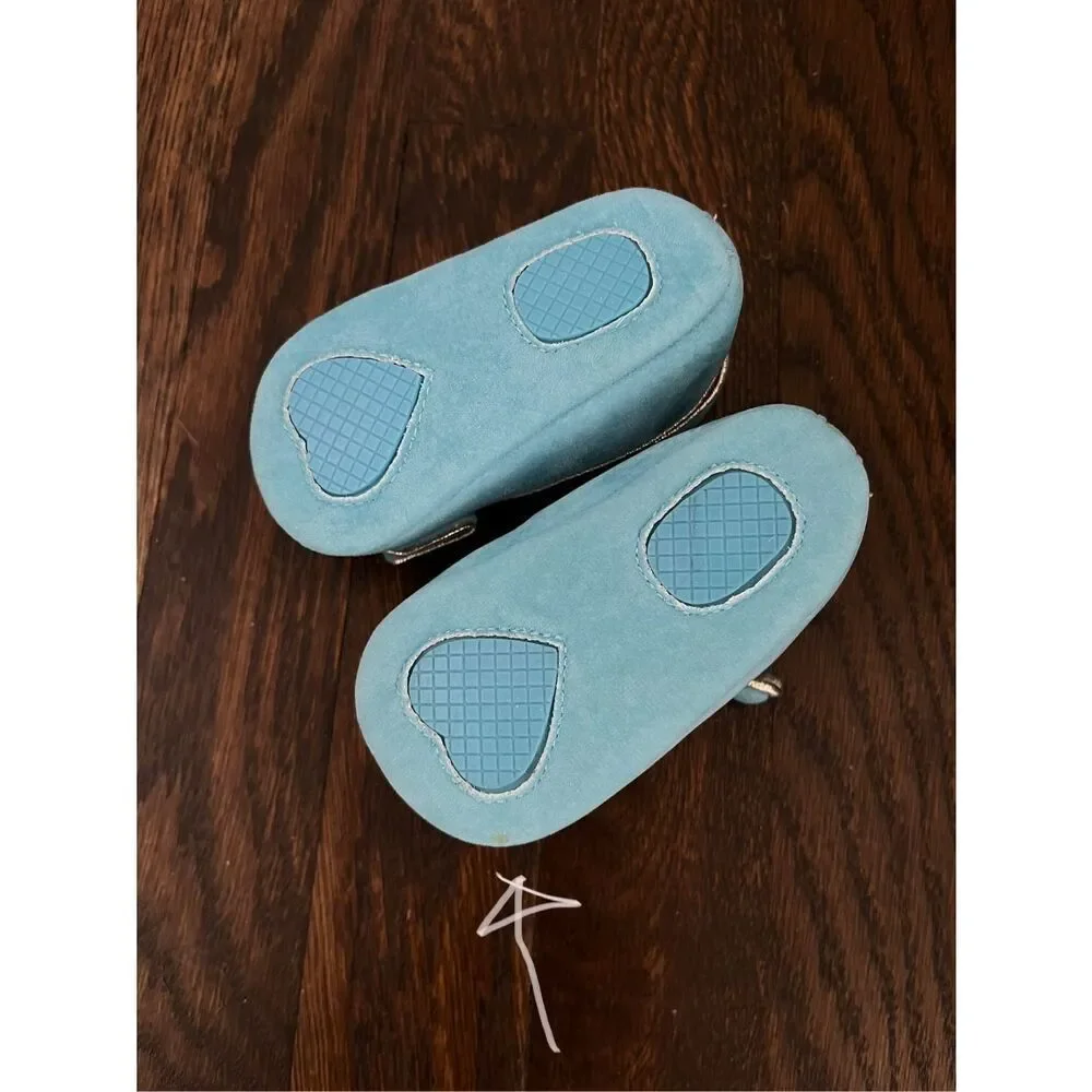 NEW Mayoral Baby 5-7 Mos (17) Ruffled Mary Jane Shoes AS IS
